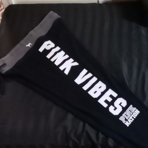 VS pink vibes yoga pants